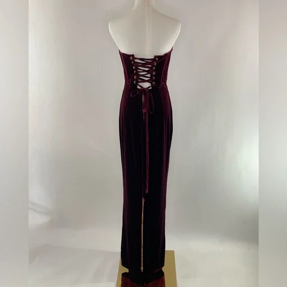 Bronx and Banco Florentina Corset Gown in Scarlet, M - Picture 11 of 14